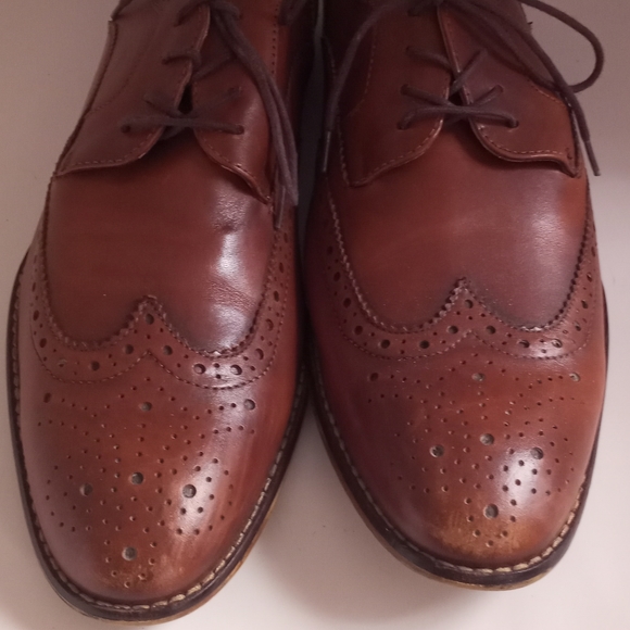 Men's Aston Grey Size 10 1/2 Laced Front Case Shoes w/adjusted Woodlawn Stretche - Picture 9 of 12